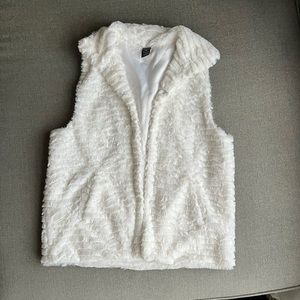 Faux fur vest